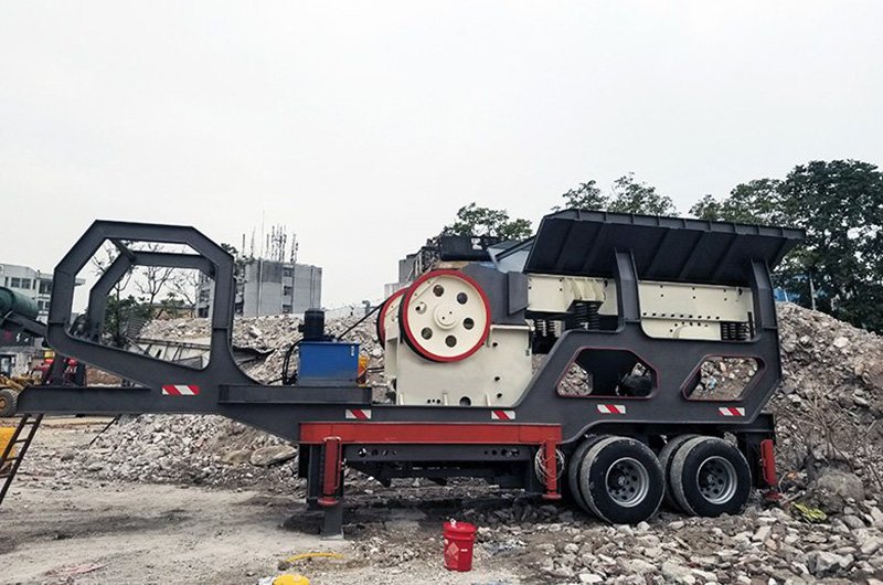 建筑垃圾移动破碎站